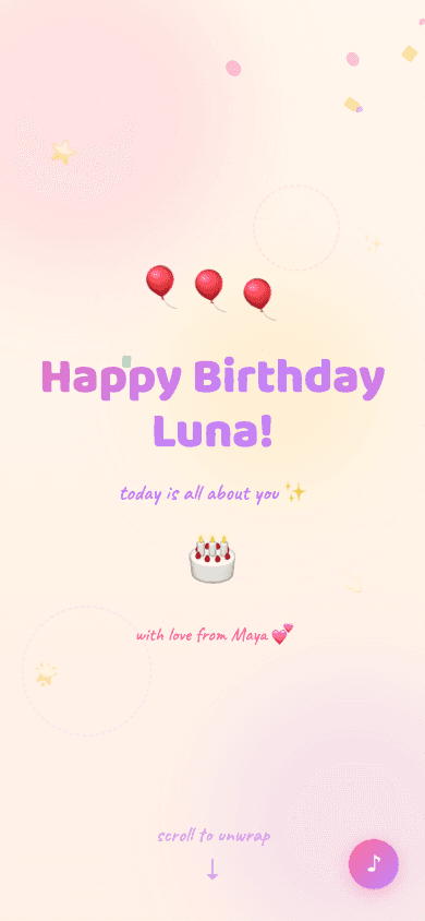 Happy Birthday, Luna!